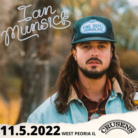 Ian munsick tour - A seasoned entertainer, having grown up tending cattle by day and playing music in a family band each night, Munsick toured recently alongside country music superstars Morgan Wallen and Cody...
